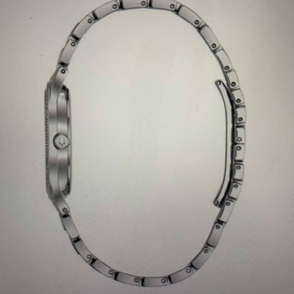 Bulova Silver Women's Watch with Crystal Accents - Picture 7 of 7